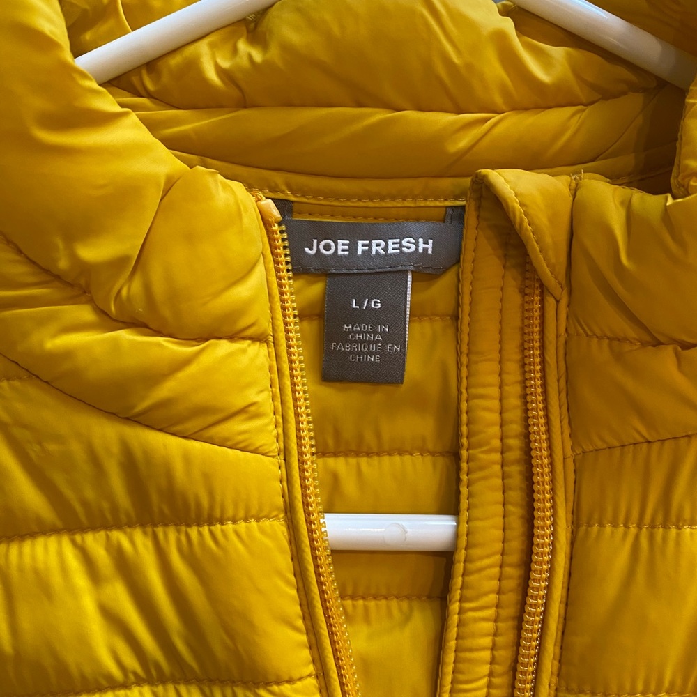 Joe Fresh Women’s Gold Lightweight Spring Jacket sz Lg (Men sz Med) - Picture 2 of 5